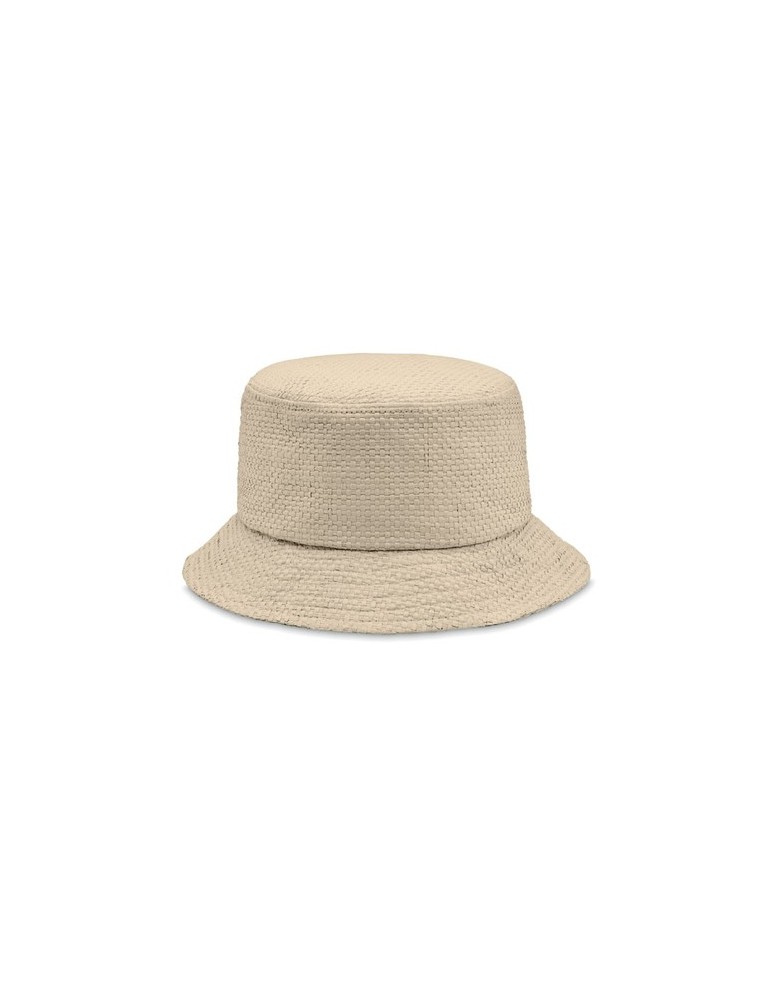 Chapeau bob en paille personnalisé BILGOLA+