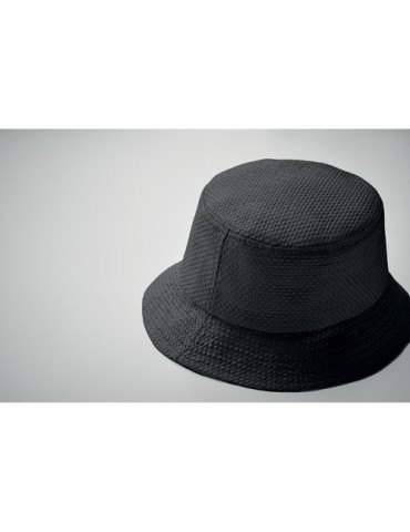 Chapeau bob en paille personnalisé BILGOLA+ goodies publicitaire événementiel