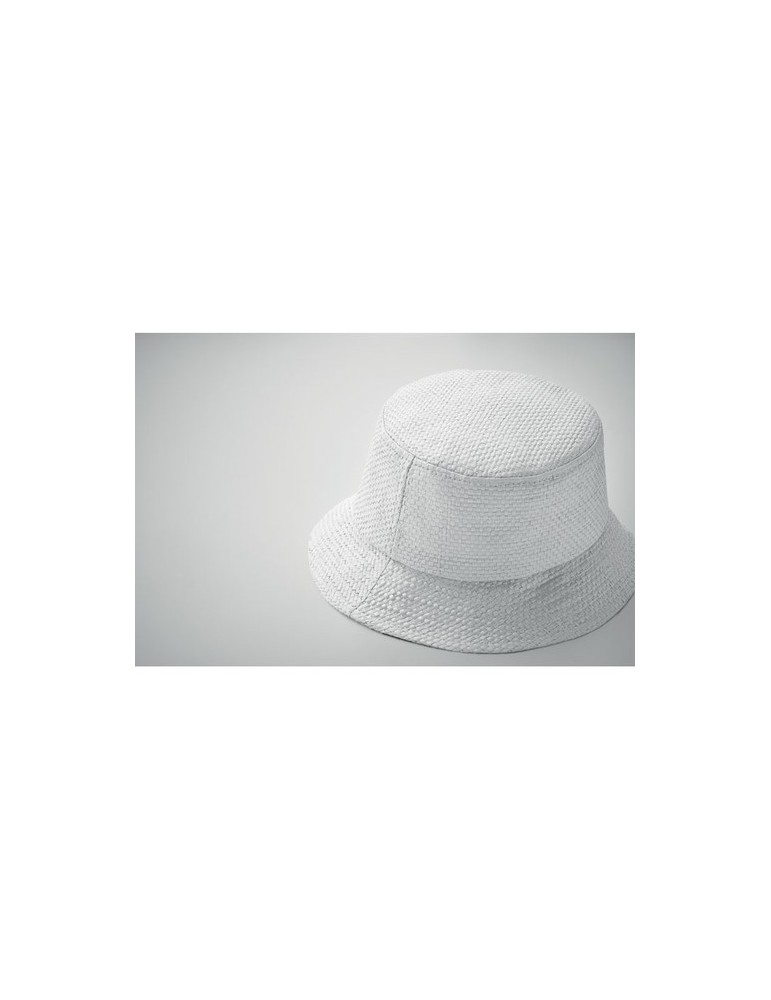 Chapeau bob en paille personnalisé BILGOLA+ impression haute définition
