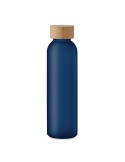 Bouteille en verre dépoli personnalisée 500ml ABE Matières : verre Couleurs : bleu transparent