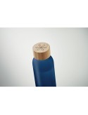 Bouteille en verre dépoli personnalisée 500ml ABE Matières : verre Couleurs : bleu transparent livraison express 24h 48h