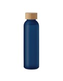 Bouteille en verre dépoli personnalisée 500ml ABE Matières : verre Couleurs : bleu transparent goodies entreprise design