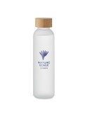 Bouteille en verre dépoli personnalisée 500ml ABE Matières : verre Couleurs : blanc transparent personnalisation rapide en Franc