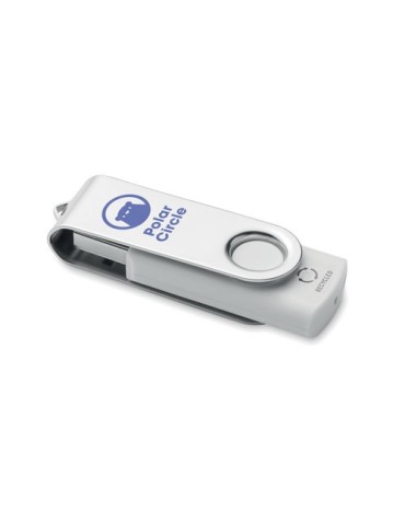 Clé USB  16G en ABS recyclé personnalisée - TECHMATE RABS marquage laser ultra précis