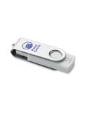 Clé USB  16G en ABS recyclé personnalisée - TECHMATE RABS marquage laser ultra précis