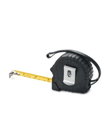 Ruban à Mesurer Éco-responsable 3M Personnalisé Pratique Pas Cher - MRTAPE Matières : ABS recyclé Couleurs : noir cadeau entrepr