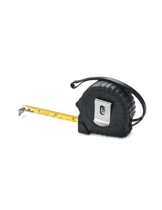 Ruban à Mesurer Éco-responsable 3M Personnalisé Pratique Pas Cher - MRTAPE Matières : ABS recyclé Couleurs : noir cadeau entrepr