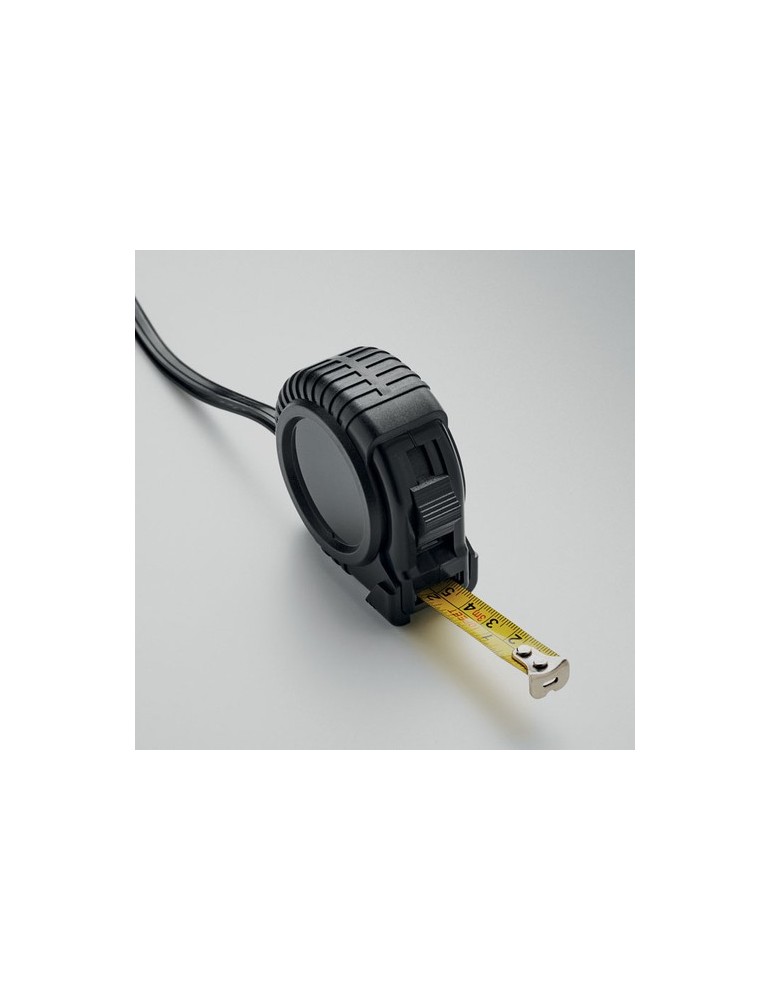 Ruban à Mesurer Éco-responsable 3M Personnalisé Pratique Pas Cher - MRTAPE Matières : ABS recyclé Couleurs : noir cadeau collabo