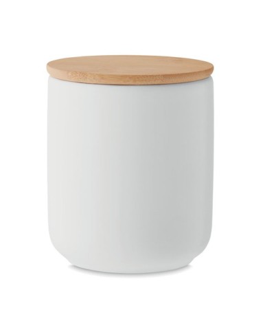 Bougie Végétale Personnalisée 200g - Fraîcheur de Lin Matières : grès Couleurs : blanc 2