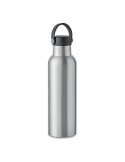 Bouteille Isotherme Éco-responsable Personnalisée 700 ml BOALI Couleurs : argenté mat Matières : acier inoxydable recyclé goodie