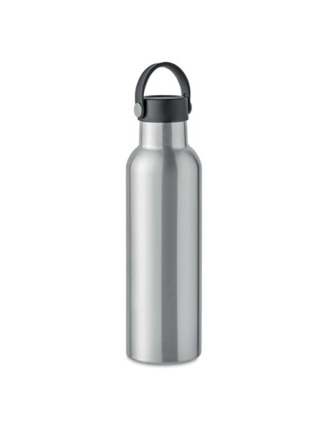 Bouteille Isotherme Éco-responsable Personnalisée 700 ml BOALI Couleurs : argenté mat Matières : acier inoxydable recyclé impres