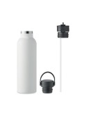 Bouteille Isotherme Éco-responsable Personnalisée 700 ml BOALI Couleurs : blanc Matières : acier inoxydable recyclé marquage las