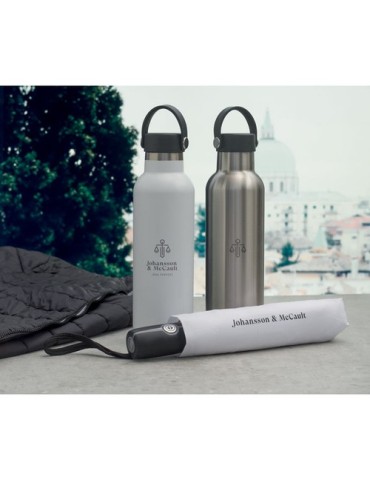 Bouteille Isotherme Éco-responsable Personnalisée 700 ml BOALI Couleurs : blanc Matières : acier inoxydable recyclé personnalisa