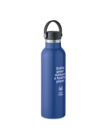 Bouteille Isotherme Éco-responsable Personnalisée 700 ml BOALI Couleurs : bleu Matières : acier inoxydable recyclé marquage coul