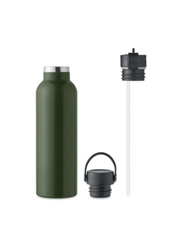 Bouteille Isotherme Éco-responsable Personnalisée 700 ml BOALI Couleurs : vert foncé Matières : acier inoxydable recyclé cadeau 