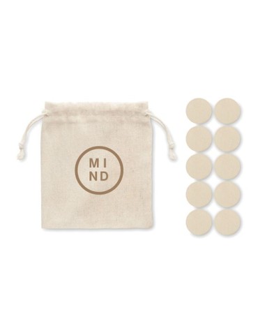 Jeu de morpion en bois personnalisé - Cadeau d'entreprise unique TOPOS Matières : coton Couleurs : beige goodies publicitaire év