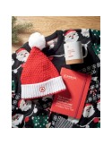 Bonnet de Noël Tricoté Personnalisé - AURIGA Matières : acrylique Couleurs : rouge goodies publicitaire événementiel