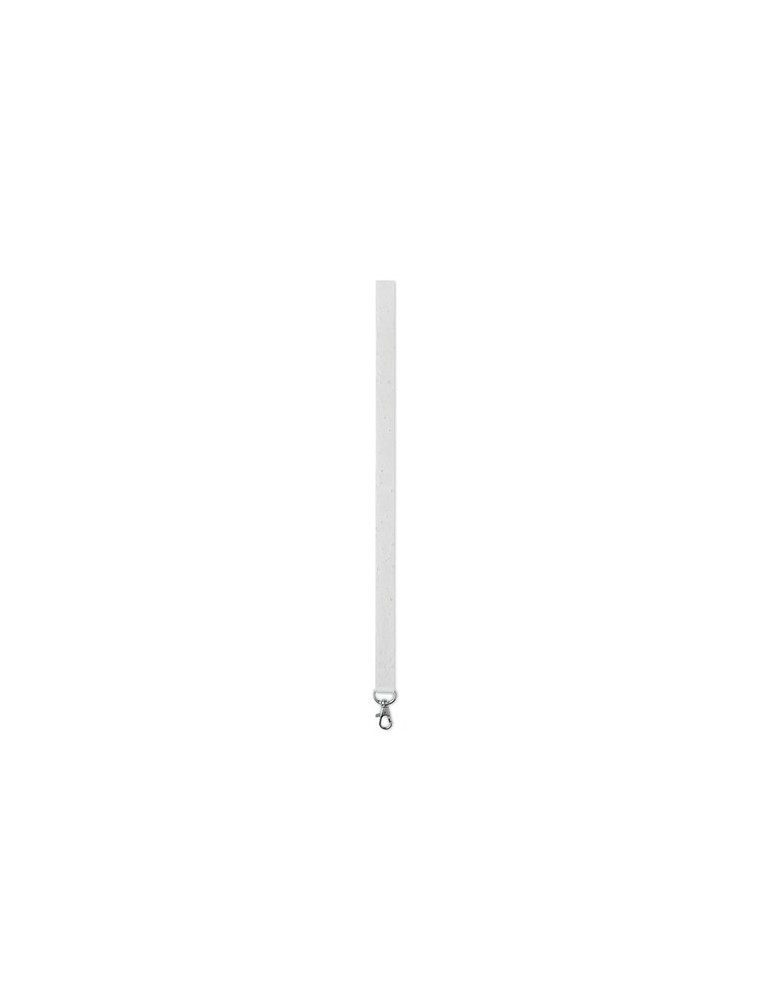 Cordon Papier Graine Éco-responsable Personnalisé à Crochet - LANSEE Matières : métal Couleurs : blanc personnalisable avec votr