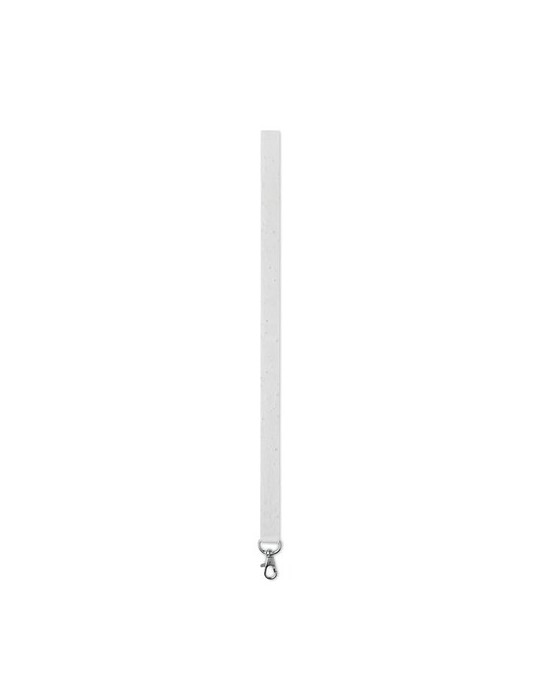 Cordon Papier Graine Éco-responsable Personnalisé à Crochet - LANSEE Matières : métal Couleurs : blanc personnalisable avec votr