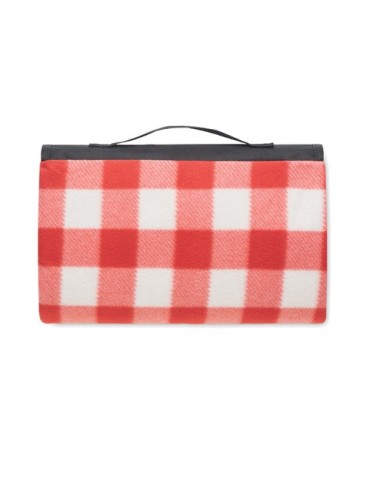 Couverture Polaire Éco-responsable 150 gr - CALY Matières : PET recyclé Couleurs : rouge 2