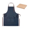 Tablier en denim  240 gr/m² - DENIPUR Matières : coton Couleurs : bleu