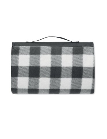 Couverture Polaire Éco-responsable 150 gr - CALY Matières : PET recyclé Couleurs : noir impression haute définition
