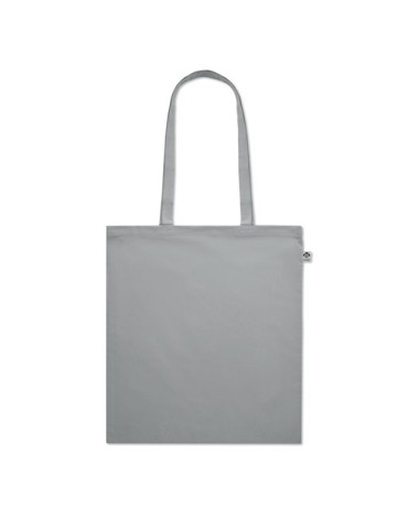 Sac Shopping Éco-responsable en Coton Organique Personnalisé ONEL Matières : coton Couleurs : gris impression logo haute qualité