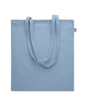 Sac Shopping Éco-responsable en Coton Organique Personnalisé ONEL Matières : coton Couleurs : bleu bébé livraison express 24h 48