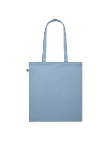 Sac Shopping Éco-responsable en Coton Organique Personnalisé ONEL Matières : coton Couleurs : bleu bébé personnalisation rapide 