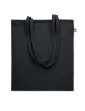 Sac Shopping Éco-responsable en Coton Organique Personnalisé ONEL Matières : coton Couleurs : noir marquage laser ultra précis