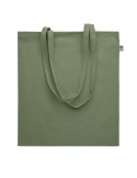 Sac Shopping Éco-responsable en Coton Organique Personnalisé ONEL Matières : coton Couleurs : vert personnalisable avec votre lo