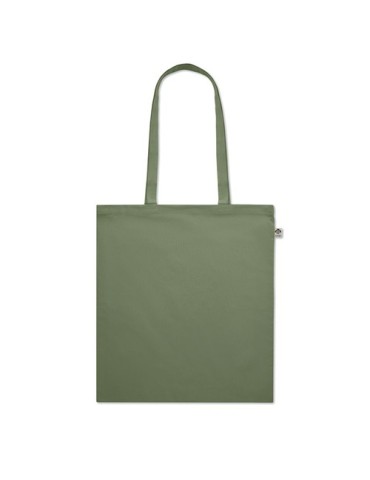 Sac Shopping Éco-responsable en Coton Organique Personnalisé ONEL Matières : coton Couleurs : vert impression logo haute qualité