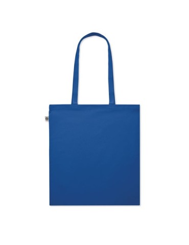 Sac Shopping Éco-responsable en Coton Organique Personnalisé ONEL Matières : coton Couleurs : bleu royal impression haute défini