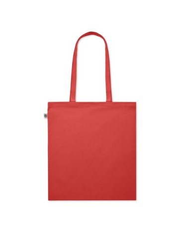 Sac Shopping Éco-responsable en Coton Organique Personnalisé ONEL Matières : coton Couleurs : rouge cadeau entreprise pas cher