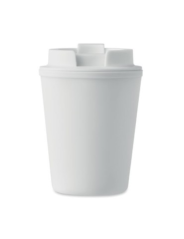 Gobelet Publicitaire Incassable en PP 300 ml TRIDUS Matières : polypropylène (PP) Couleurs : blanc marquage couleur éclatante