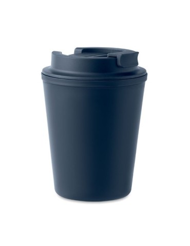 Gobelet Publicitaire Incassable en PP 300 ml TRIDUS Matières : polypropylène (PP) Couleurs : bleu marine impression haute défini