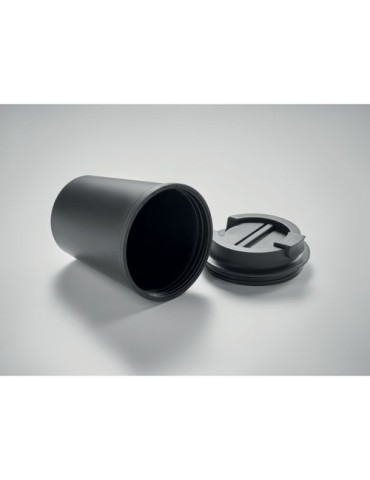 Gobelet Publicitaire Incassable en PP 300 ml TRIDUS Matières : polypropylène (PP) Couleurs : noir impression haute définition