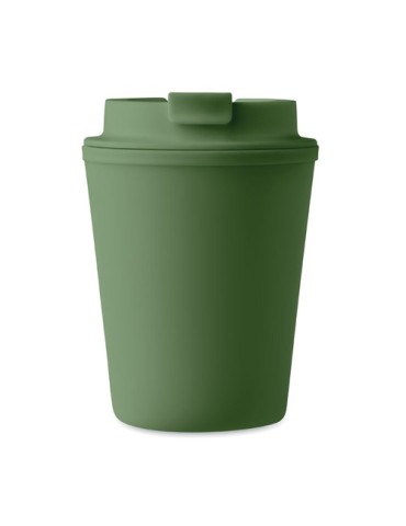 Gobelet Publicitaire Incassable en PP 300 ml TRIDUS Matières : polypropylène (PP) Couleurs : vert foncé cadeau entreprise pas ch