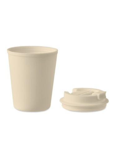 Gobelet Publicitaire Incassable en PP 300 ml TRIDUS Matières : polypropylène (PP) Couleurs : beige accessoire événementiel uniqu