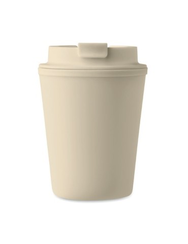 Gobelet Publicitaire Incassable en PP 300 ml TRIDUS Matières : polypropylène (PP) Couleurs : beige personnalisable avec votre lo