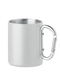 Tasse en métal double paroi personnalisée  - TRUMBA Matières : acier inoxydable Couleurs : blanc