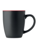 Tasse en céramique bicolore 290 personnalisée et  - LIM Matières : grès Couleurs : rouge goodies entreprise design
