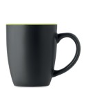 Tasse en céramique bicolore 290 personnalisée et  - LIM Matières : grès Couleurs : vert citron personnalisation rapide en France
