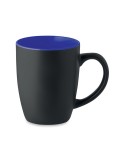 Tasse en céramique bicolore 290 personnalisée et  - LIM Matières : grès Couleurs : bleu royal impression haute définition