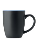 Tasse en céramique bicolore 290 personnalisée et  - LIM Matières : grès Couleurs : bleu royal accessoire événementiel unique