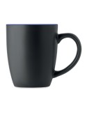 Tasse en céramique bicolore 290 personnalisée et  - LIM Matières : grès Couleurs : bleu marine objet promotionnel éco-responsabl