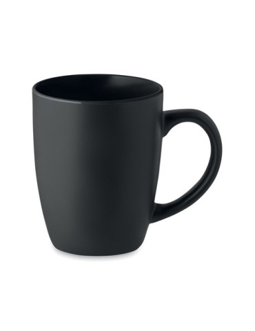 Tasse en céramique bicolore 290 personnalisée et  - LIM Matières : grès Couleurs : noir personnalisable avec votre logo