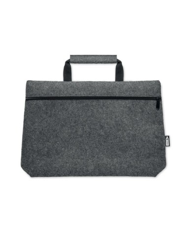 Sac ordinateur  en feutre RPET - TAPLA Matières : PET recyclé Couleurs : pierre 2