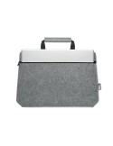 Sac ordinateur  en feutre RPET - TAPLA Matières : PET recyclé Couleurs : gris objet promotionnel éco-responsable