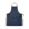 Tablier en denim  240 gr/m² - DENIPUR Matières : coton Couleurs : bleu cadeau entreprise pas cher